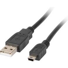 Lanberg Ferrite USB A-USB Mini-B 2.0 1.8m