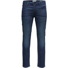 Only & Sons Loom Jog Slim Fit Jeans - Blue/Blue Denim