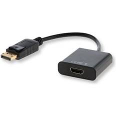 Savio DisplayPort - HDMI M-F 0.2m