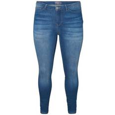 Junarose Shaped Fit Jeans - Blue/Medium Blue Denim