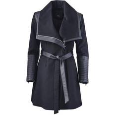 Slim Kåper & Frakker RockandBlue Funnel Coat - Black