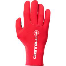 Red Gloves Castelli Diluvio C Gloves Men - Red