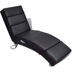 Fauteuils de massage vidaXL Chaise Massage Electrique Fonctionnelle Noir