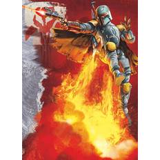 Papeles pintados Komar Papier peint pour enfants Star Wars Boba Fett