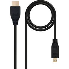 Nanocable HDMI - Micro HDMI 1.4 0.8m