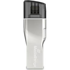 MediaRange 16 GB Minnepenner MediaRange MR981 16GB USB 3.0 Type-A/Apple Lightning