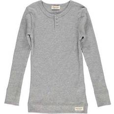 MarMar Copenhagen Rib T-Shirt - Gray Melange