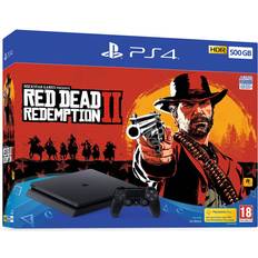 Wi-Fi 1 (802.11b) Game Consoles Sony PlayStation 4 Slim 500GB - Red Dead Redemption II