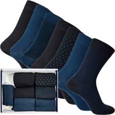 IQ SOX Strømper IQ SOX Bambus Socks 7-pack - Midnight Blue