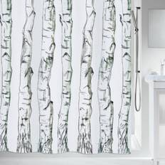 B120 x H200 cm - Svart Duschdraperier Spirella Wood (10.20118)
