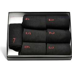 7 stk Strømper IQ SOX Bamboo Socks 7-pack - Black