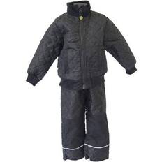 9-12M Winter Sets Children's Clothing Mikk-Line Thermo Set with Fleece - Black (4003-190)