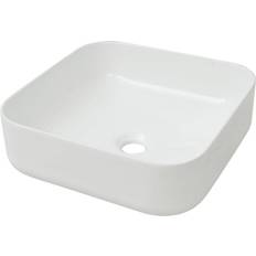 Tapwell Lavabo Cuadrado De Cerámica Blanco 39x39x13.5 cm