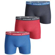 Björn Borg Contrast Elastic Essential Shorts 3-pack - Skydiver