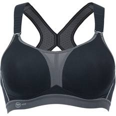 Polyurethaan Beha's Anita Dames Sports Bra - Zwart/Grijs