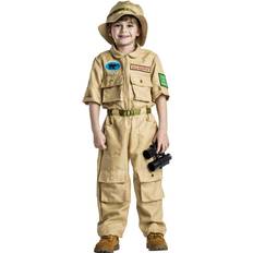 Beige Fancy Dresses Dress Up America Child Zoo Keeper Costume