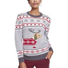 Gråa - Jultröjor Urban Classics Sausage Dog Christmas Sweater - Grey