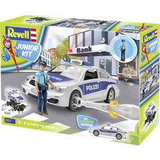 Politi Byggesett Revell Junior Kit Police Car with Figure 00820