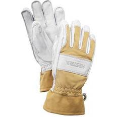 Herre - Skinn Tilbehør Hestra Fält Guide Glove Unisex - Natural Yellow/Offwhite