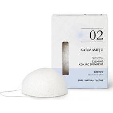 Eksfolierende Konjac svampe Karmameju Konjac Sponge 02 Natural