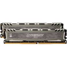 Crucial Ballistix Sport LT Gray DDR4 2666MHz 2x8GB (BLS2K8G4D26BFSBK)