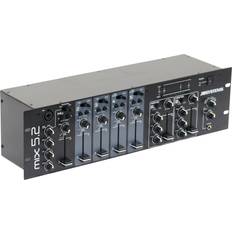 Einschließlich Rack für die Montage DJ-Mixer JB Systems Mix 5.2