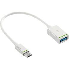 Leitz USB A-USB C 3.1 M-F 0.2m