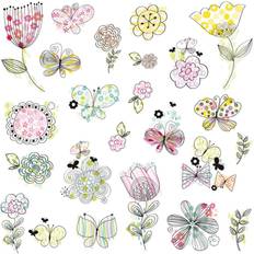 Väggdekor Pastel Floral