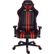 Gear4u elite Gear4U Elite Gaming Stol - Sort/Rød