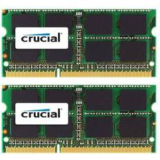 Ddr3 16gb Crucial 16GB (2 x 8GB) 204-Pin DDR3 SO-DIMM DDR3 1600 (PC3 12800) Memory for Mac Model CT2K8G3S160BM