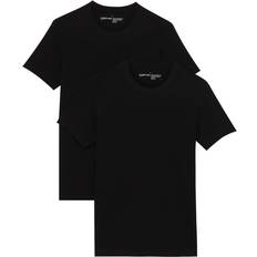 Bread & Boxers Tøj Bread & Boxers Crew-Neck T-shirt 2 Stk. - Sort