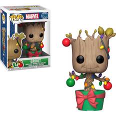 Marvel Juguetes Funko Pop! Marvel Holiday Groot with Lights & Ornaments