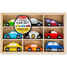 Madera Coches Melissa & Doug Cars Set 9pcs