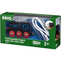 Metallo Treni BRIO Rechargeable Engine with Mini USB Cable 33599