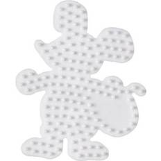 Hama Beads Midi Beads Pegboard Mouse White 312