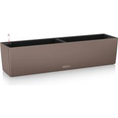 Beige Outdoor Planter Boxes Lechuza Balconera Color 19x79x19cm