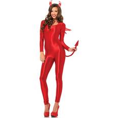 Tenues de soirée Leg Avenue Catsuit glänzend rot