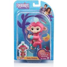 Singe Jouets Interactifs Wowwee Fingerlings Interactive Baby Monkey Toy: Melon (Pink to Green)