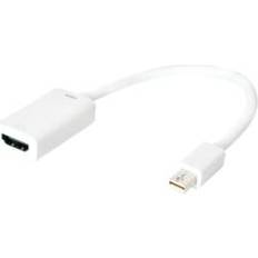 LogiLink Mini DisplayPort - HDMI M-F 0.2m