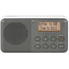 Sangean AA (LR06) - FM Radio Sangean A500401 Radio DPR-64 Grigio-Bianca