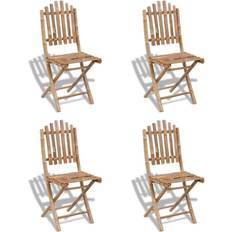 vidaXL 271715 4-pack Chaise de jardin pour repas