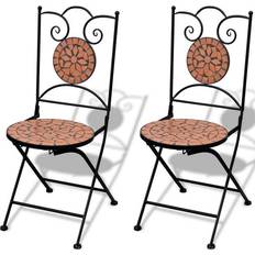 Blue Patio Chairs vidaXL 41529 2-pack Garden Dining Chair