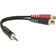 Klotz 3.5mm-2RCA M-F 0.2m