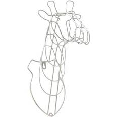 Seinäkoristeet Form Living Giraffe Wall Decoration Grey One Size