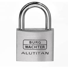 BURG WÄCHTER 770 Aluminium Titanium Cadenas 40 mm 1 Pièce