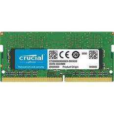 Crucial 4GB (1 x 4GB) DDR4 2666MHz, SO-DIMM, CL19, 1.20V, vihreä