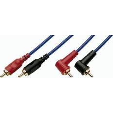 Monacor AC-152 2RCA-2RCA Angled 1.5m