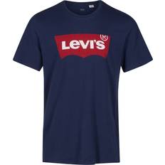 Levi's Blauw Tops Levi's Graphic Setin Neck T-shirt - Navy