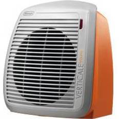 Orange Ventilateurs de bureau De'Longhi HVY1020 Mini Chauffage Soufflant Blanc