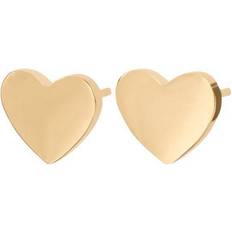 Edblad Guldpläterad Örhängen Edblad Pure Heart Stainless Steel Gold Plated Earrings (108642)